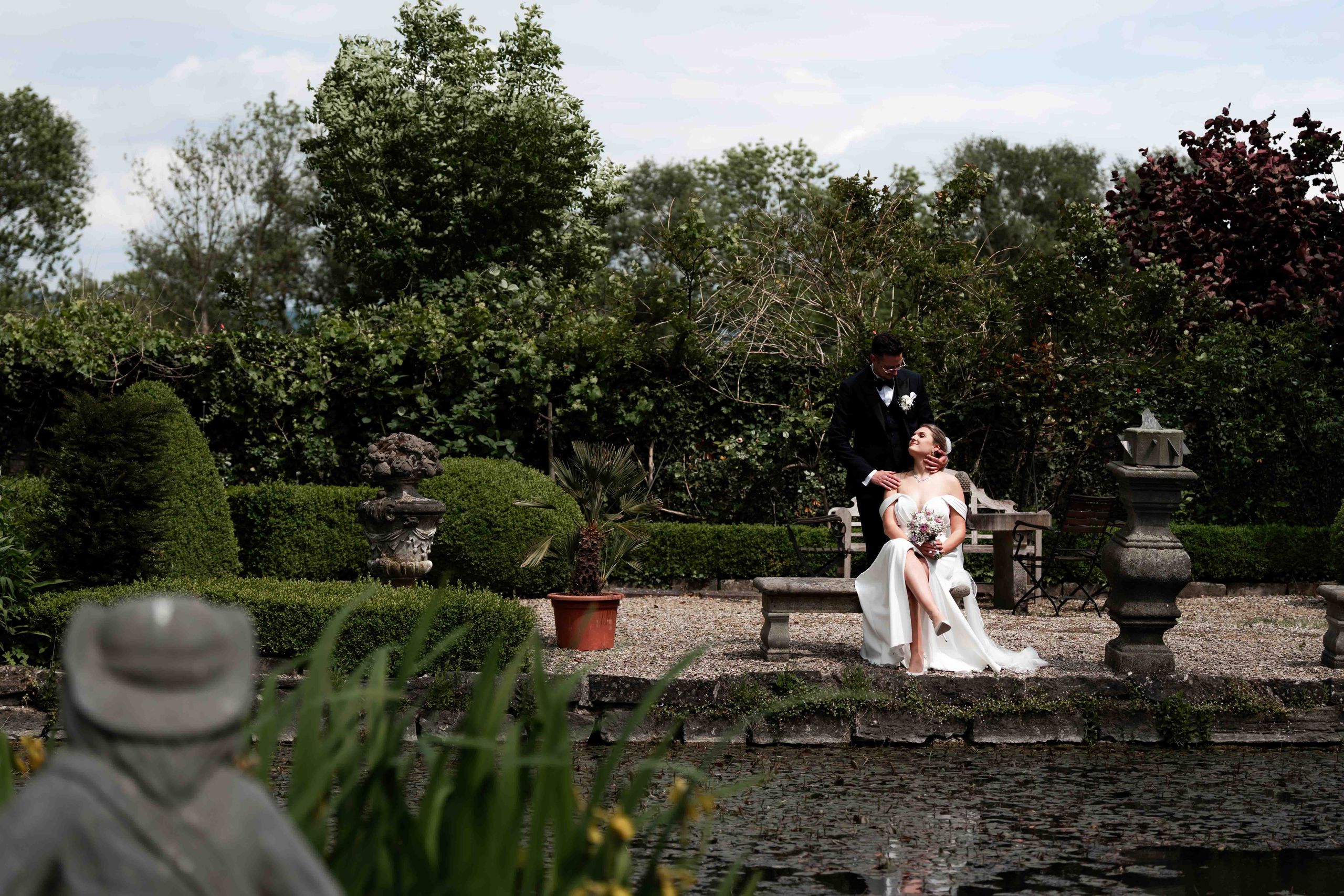 Hochzeitsfotograf Luise & Lorenz – Hochzeitsgesellschaft im Freien